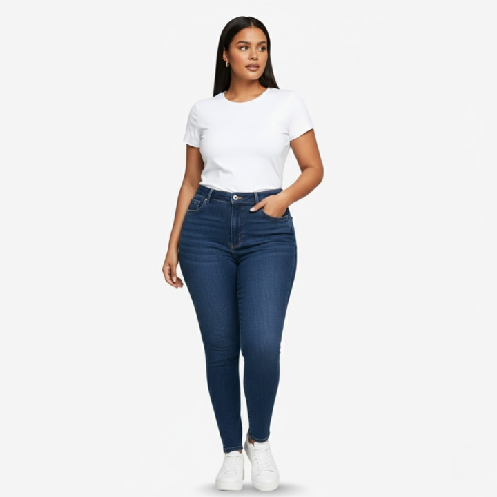AURELLA | Women’s Cotton-Stretch Jeans – Slim Fit