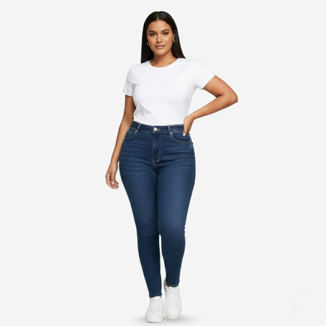 AURELLA | Women’s Cotton-Stretch Jeans – Slim Fit