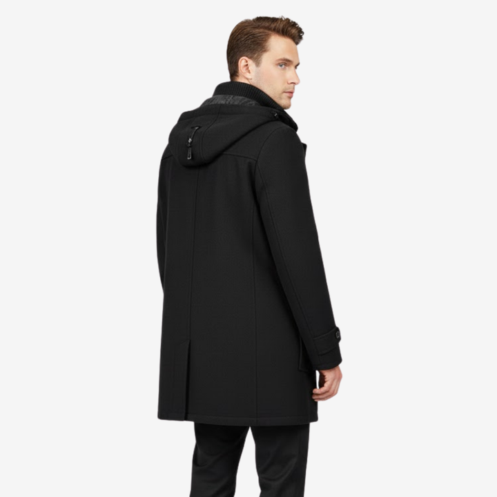 AURELLA | Men’s Nylon Hooded Coat – Waterproof Jacket