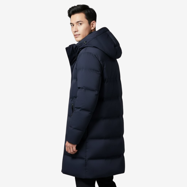 AURELLA | Men’s Down Jacket – Hooded Premium Insulated Coat