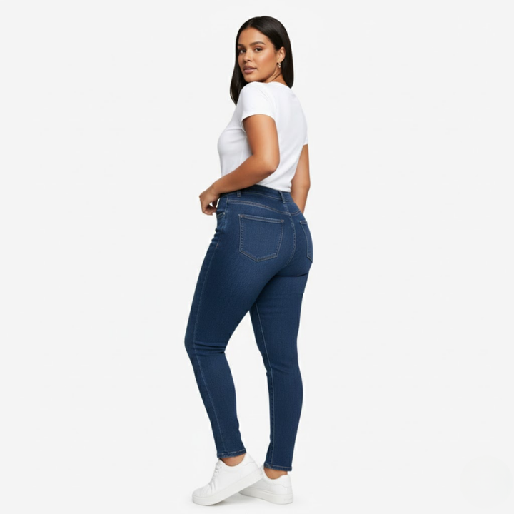 AURELLA | Women’s Cotton-Stretch Jeans – Slim Fit