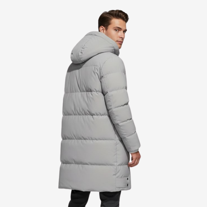 AURELLA | Men’s Casual Nylon Jacket – Warm Zip-Up Coat