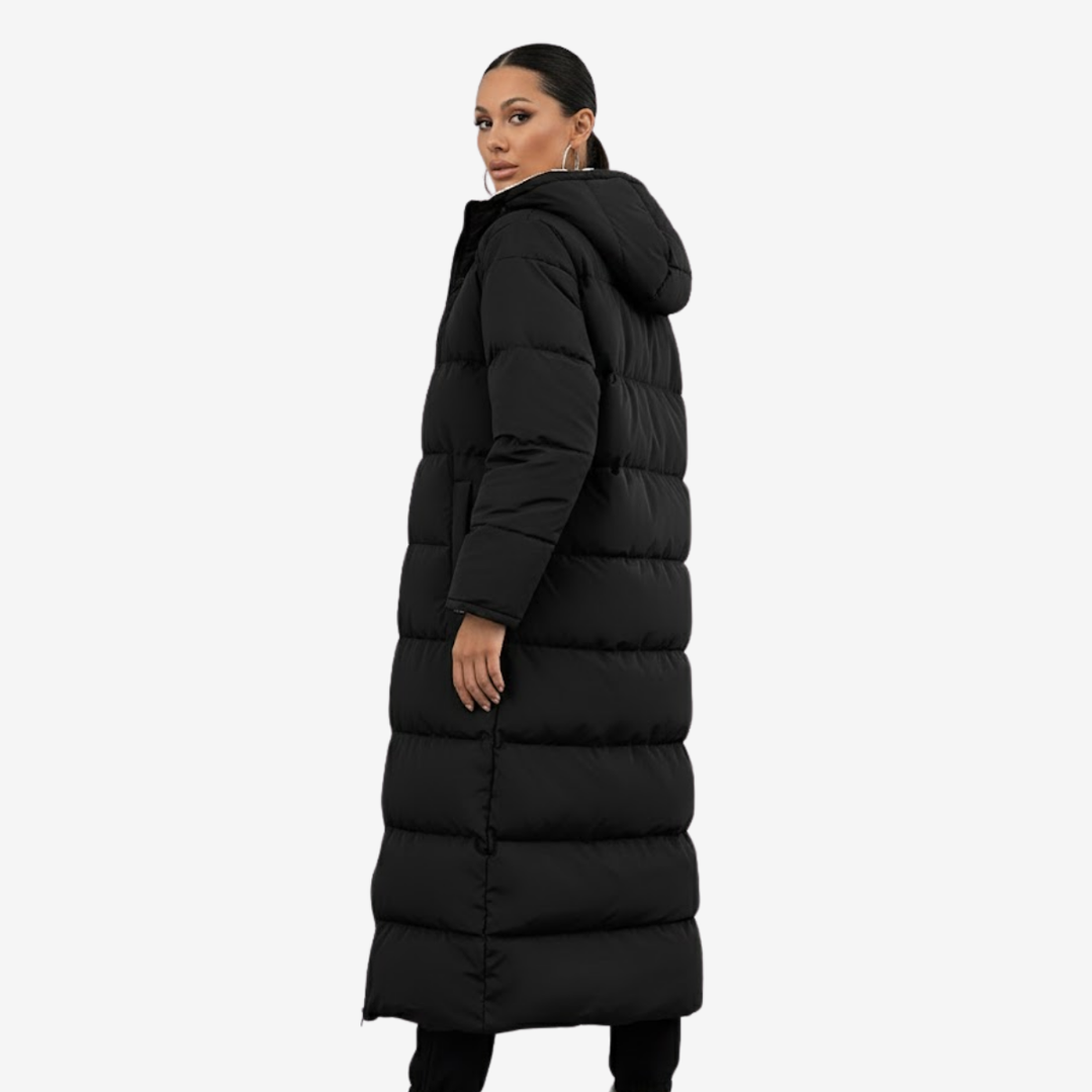 AURELLA | Women’s Elegant Fleece Puffer Coat – Windproof Warmth