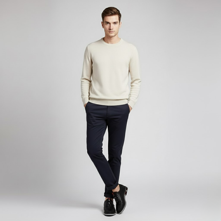 AURELLA | Men’s Faux-Leather Slip-On Loafers – Soft Faux-Fur Lined