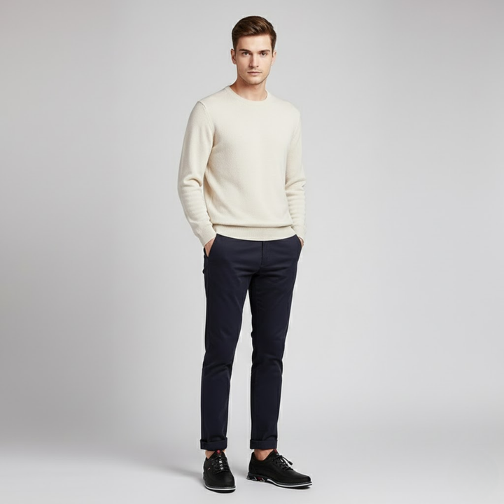 AURELLA | Men’s Faux-Leather Slip-On Loafers – Soft Faux-Fur Lined