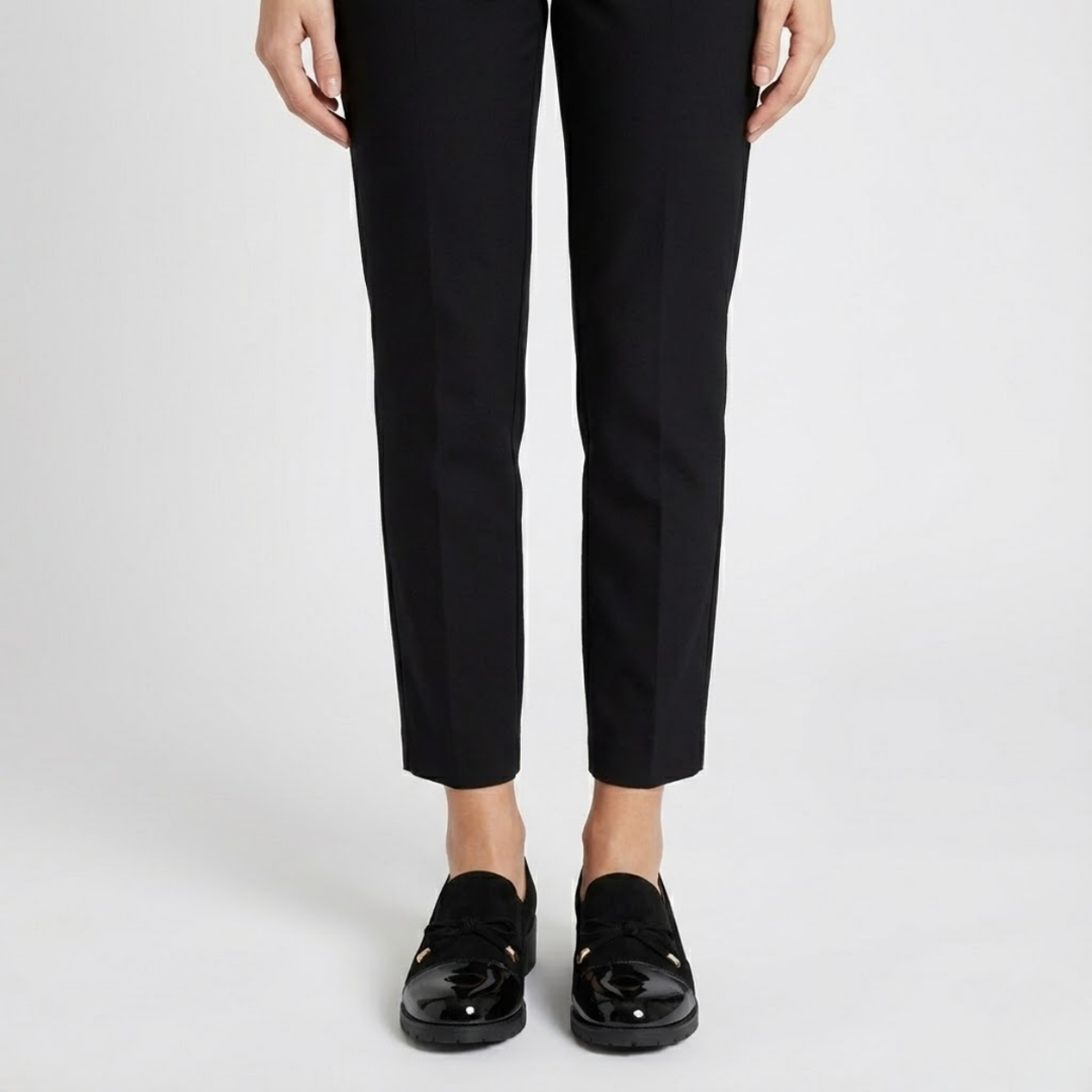 AURELLA | Women’s Soft-Woven Slip-On Loafers – Bow Accent