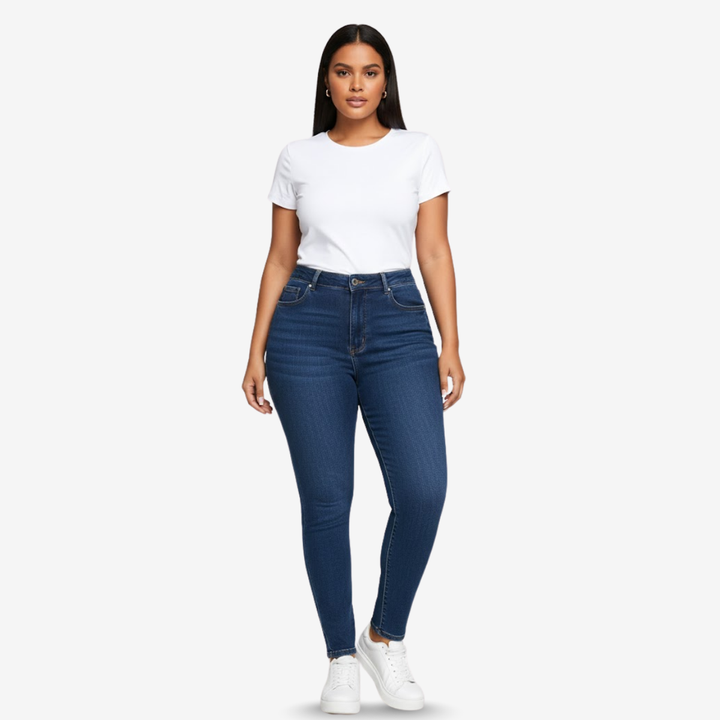 AURELLA | Women’s Cotton-Stretch Jeans – Slim Fit