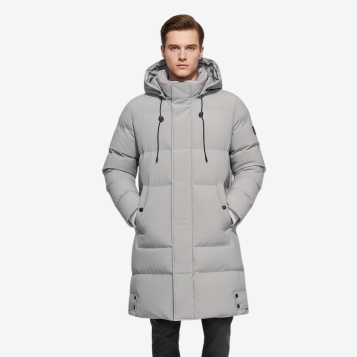 AURELLA | Men’s Casual Nylon Jacket – Warm Zip-Up Coat