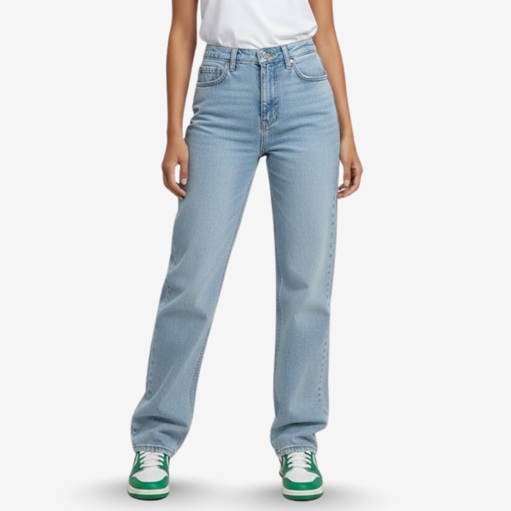 AURELLA | Women’s Cotton-Denim Jeans – Straight-Leg Fit