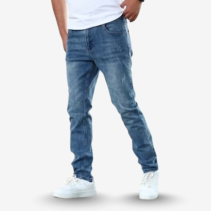 AURELLA | Men’s Denim Slim Jeans – Stretch Regular-Fit