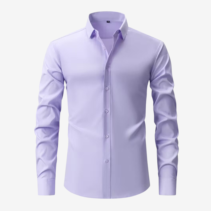 AURELLA | Men’s Slim Fit Shirt – Wrinkle-Free