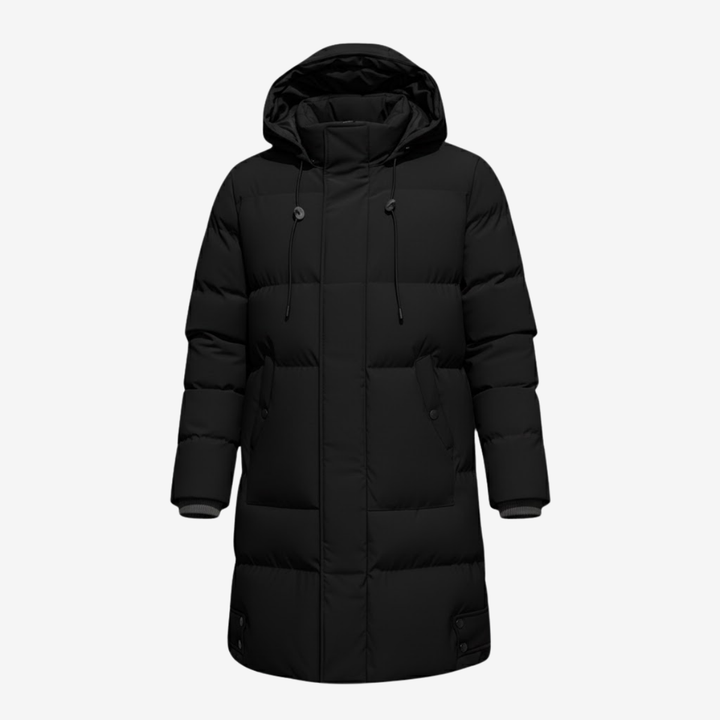 AURELLA | Men’s Casual Nylon Jacket – Warm Zip-Up Coat