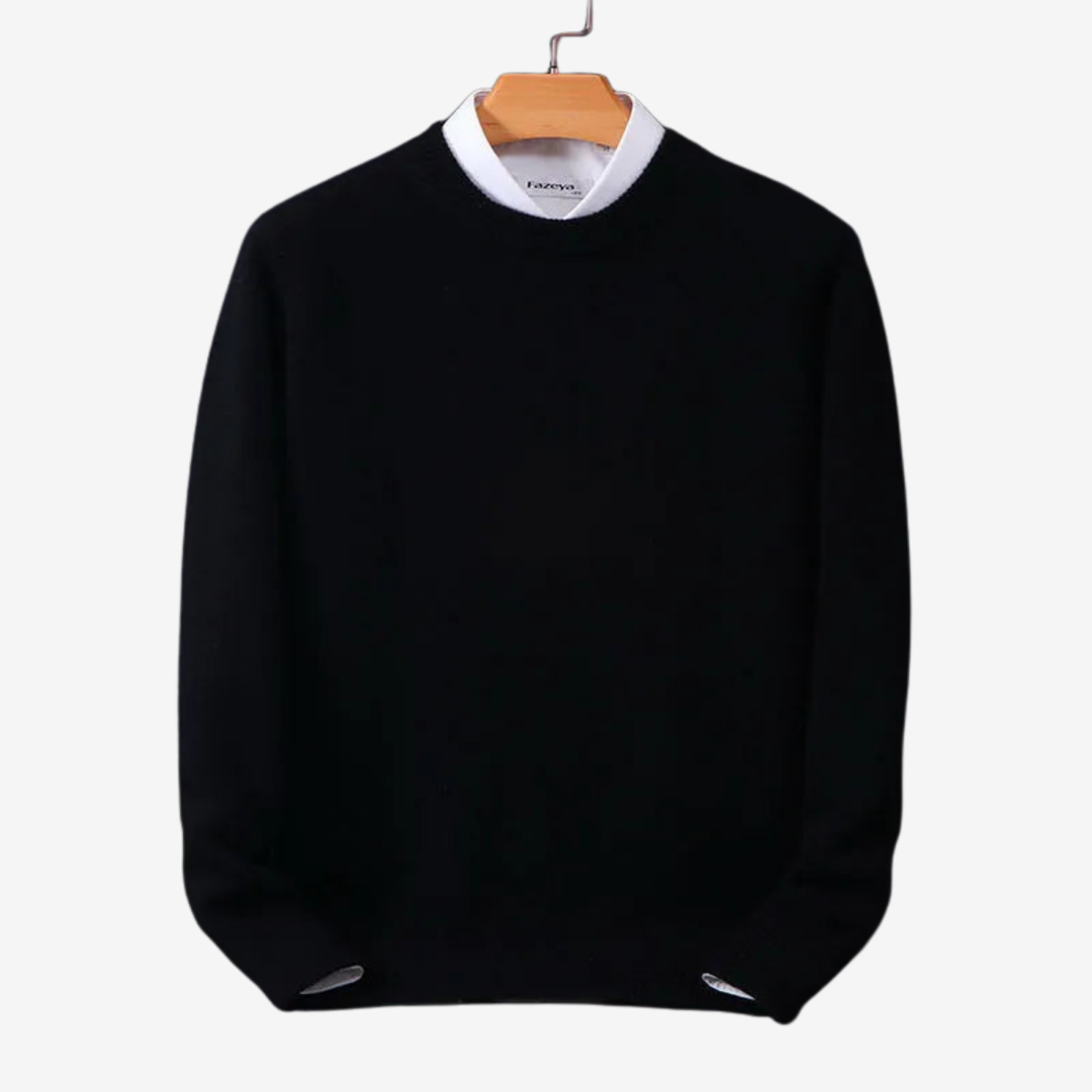 AURELLA | Men’s Cashmere Knit Jumper – Soft Luxury Pullover