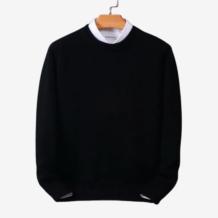 AURELLA | Men’s Cashmere Knit Jumper – Soft Luxury Pullover