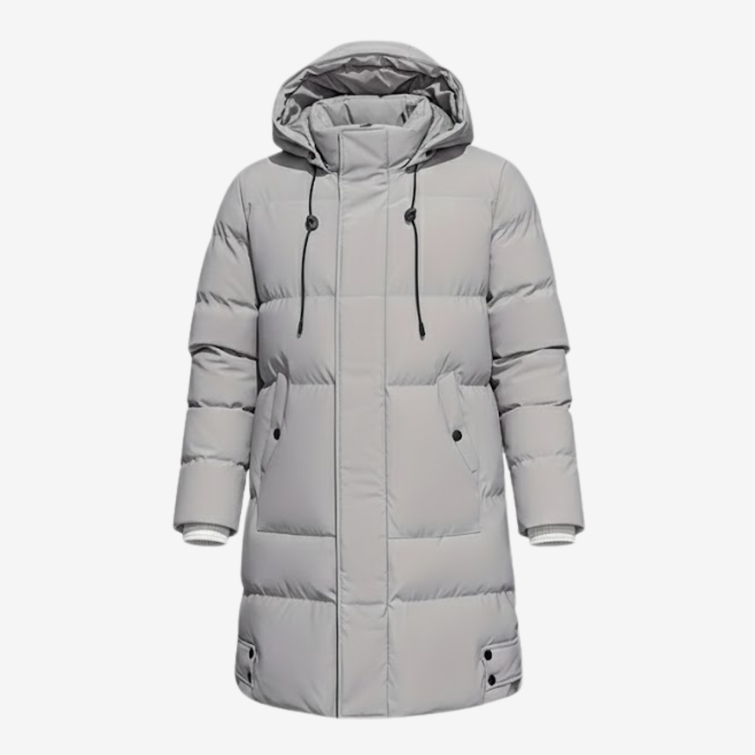 AURELLA | Men’s Casual Nylon Jacket – Warm Zip-Up Coat