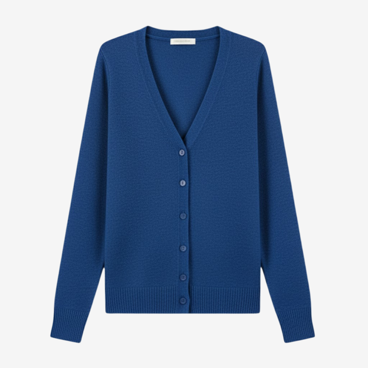 AURELLA | Women’s Viscose V-Neck Cardigan – Button-Front Top