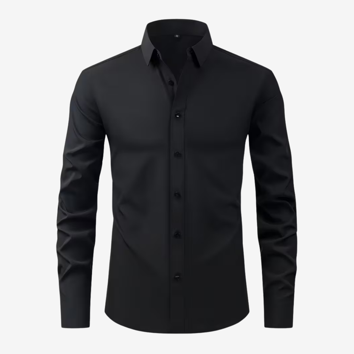 AURELLA | Men’s Slim Fit Shirt – Wrinkle-Free