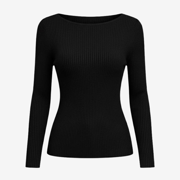 AURELLA | Women’s Viscose Crew Neck Top – Elegant Knit