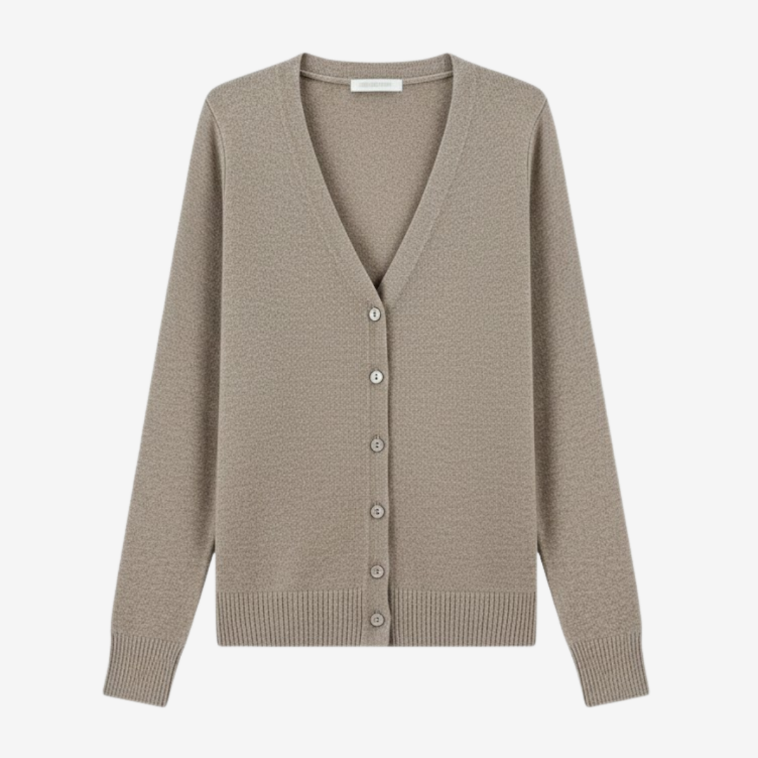 AURELLA | Women’s Viscose V-Neck Cardigan – Button-Front Top