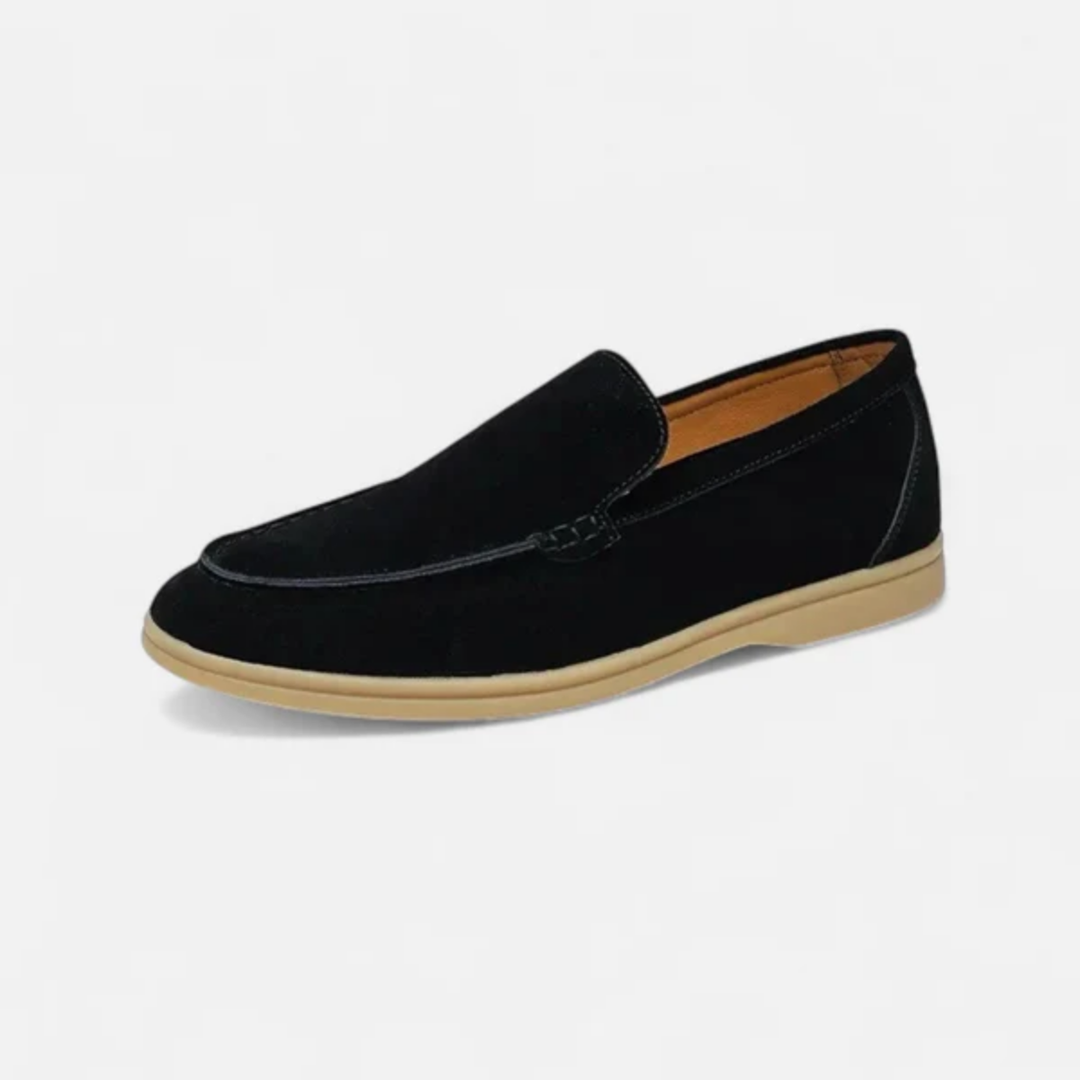 AURELLA | Men’s Suede Loafers – Soft Slip-On Flats