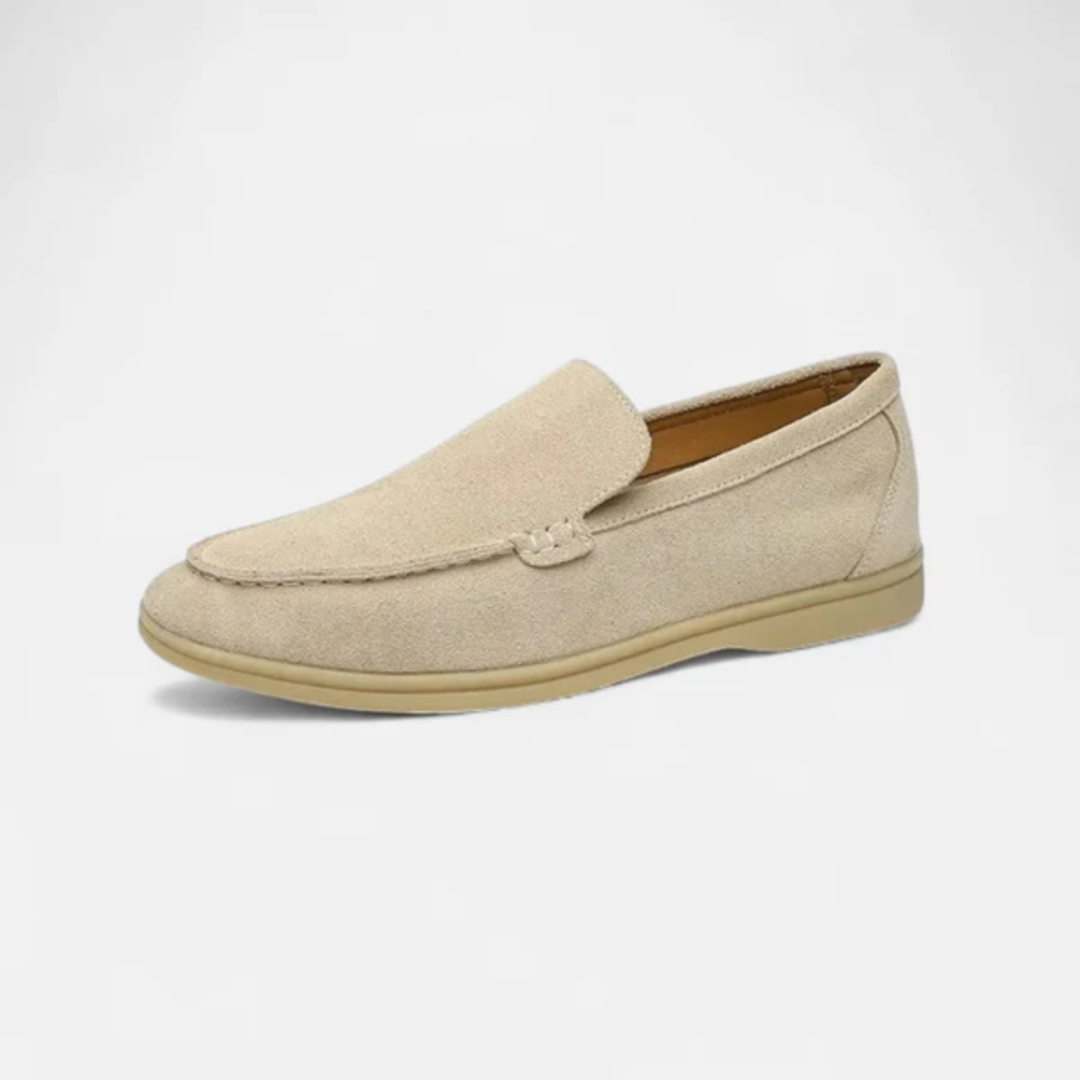 AURELLA | Men’s Suede Loafers – Soft Slip-On Flats