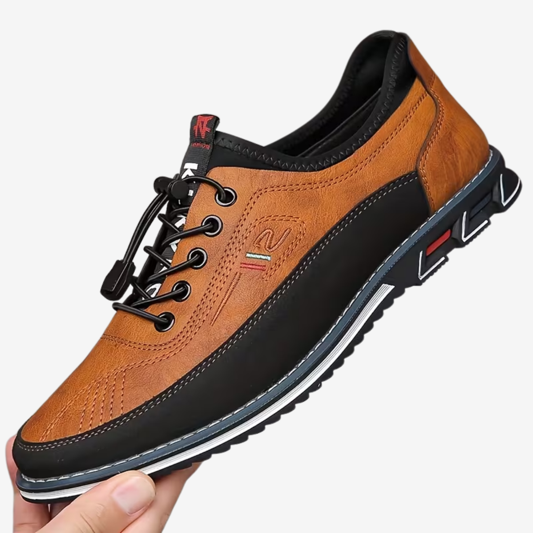 AURELLA | Men’s Faux-Leather Slip-On Loafers – Soft Faux-Fur Lined