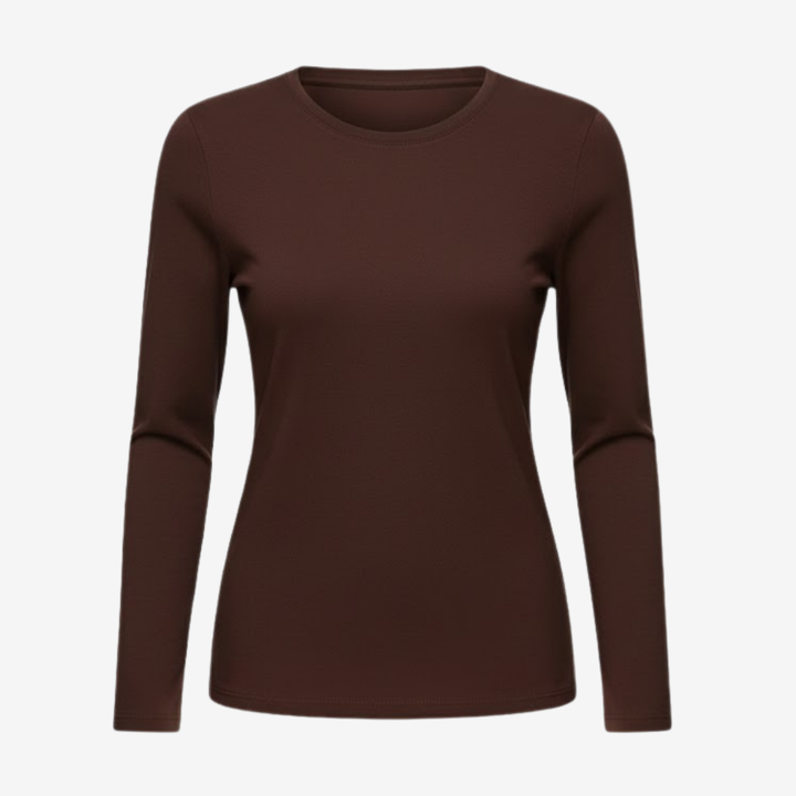 AURELLA | Women’s Modal-Blend Top – Long Sleeve Shirt