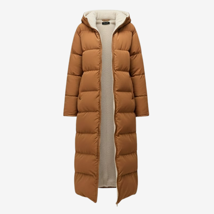 AURELLA | Women’s Elegant Fleece Puffer Coat – Windproof Warmth
