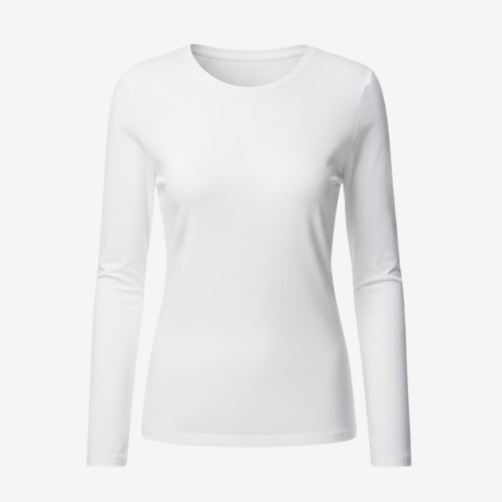 AURELLA | Women’s Modal-Blend Top – Long Sleeve Shirt