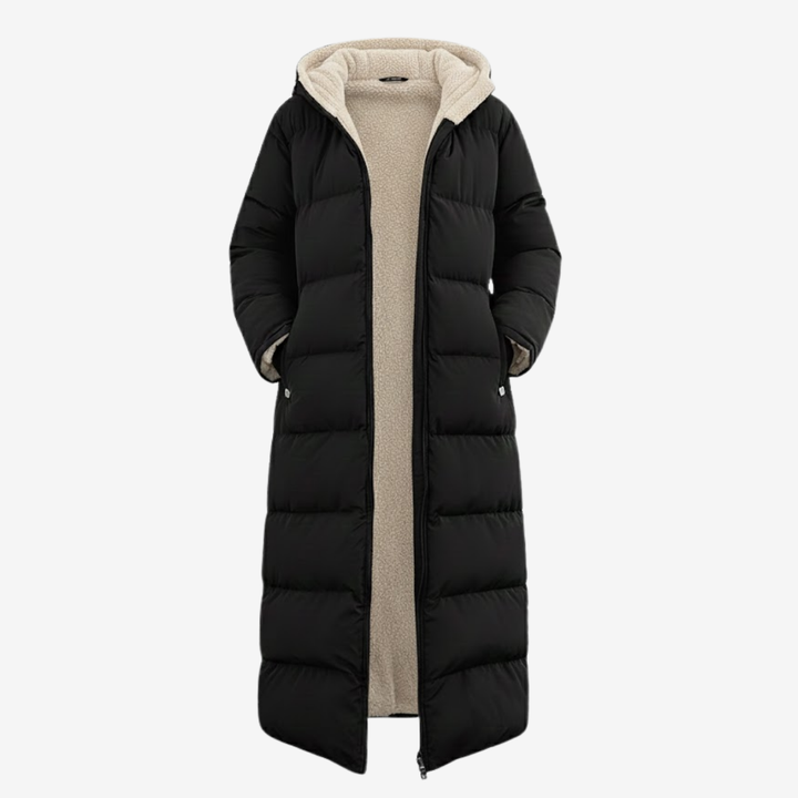 AURELLA | Women’s Elegant Fleece Puffer Coat – Windproof Warmth