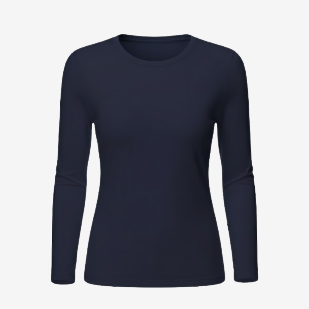 AURELLA | Women’s Modal-Blend Top – Long Sleeve Shirt