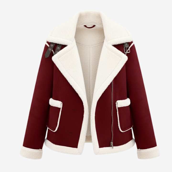 AURELLA | Women’s Soft Faux Suede Coat – Warm Outerwear