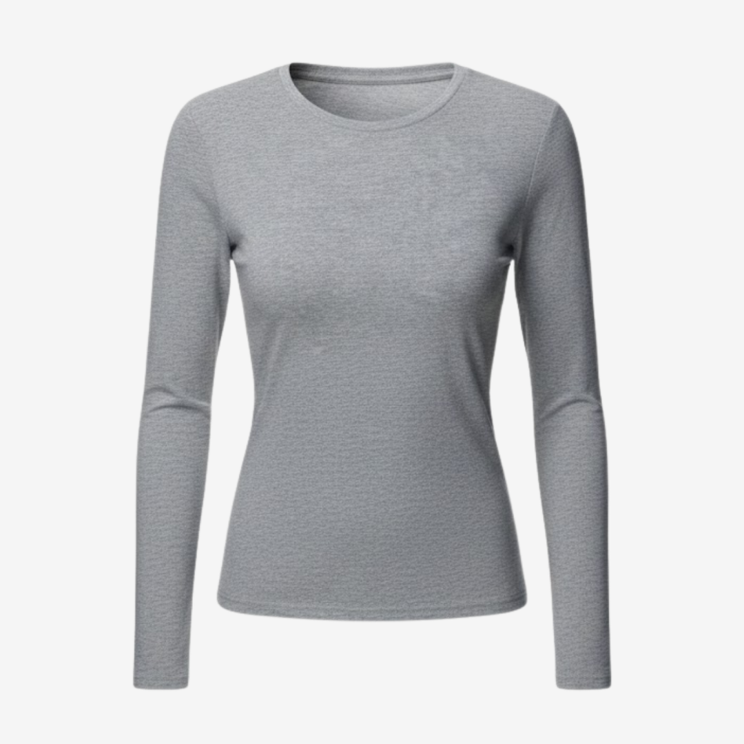 AURELLA | Women’s Modal-Blend Top – Long Sleeve Shirt