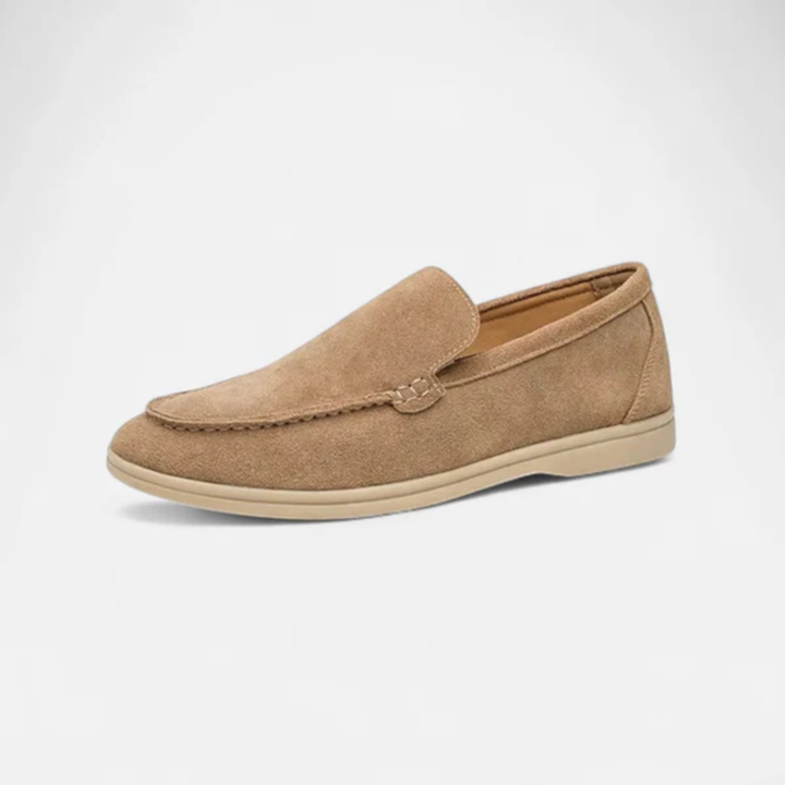AURELLA | Men’s Suede Loafers – Soft Slip-On Flats